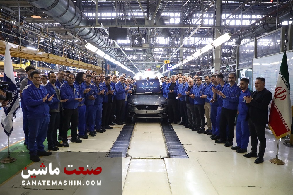 ایران خودرو 9 ماهه رکورد تولید سال 1400 را شکست