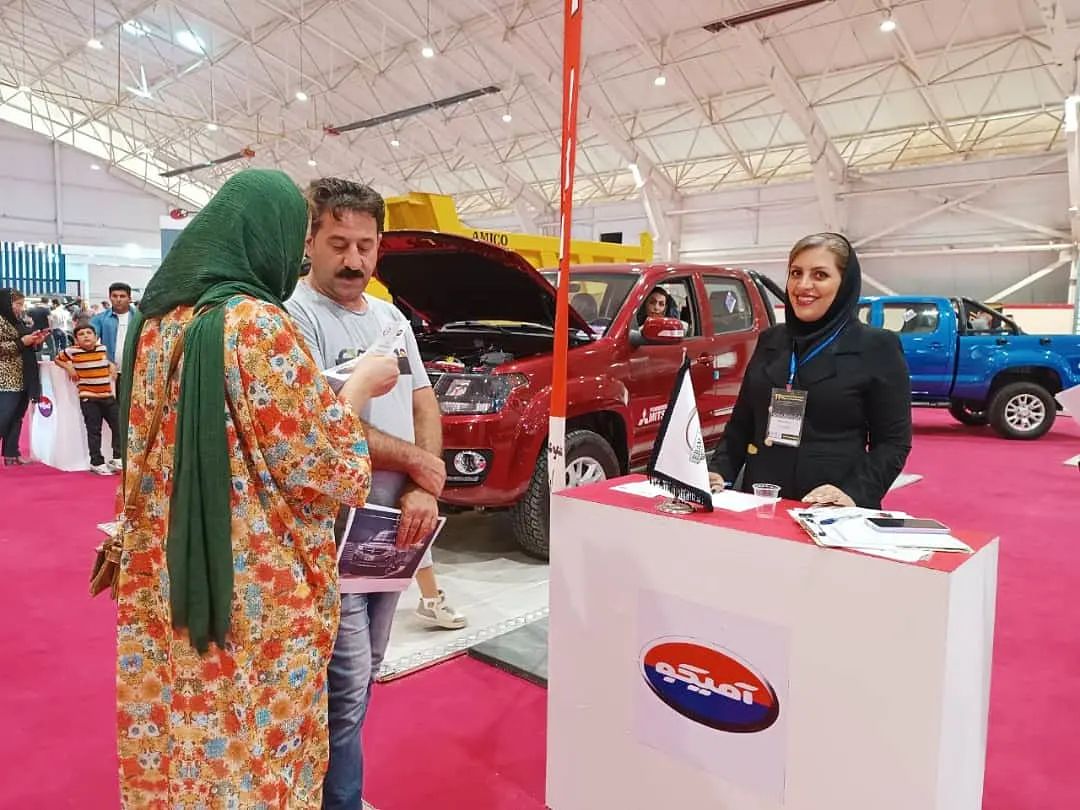 حضور موفق آمیکو در نمایشگاه‌ خودرو شیراز +تصاویر