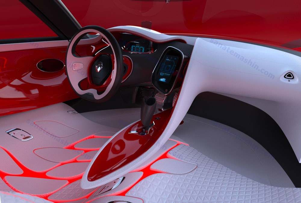 خودروی مفهومی الکتریکی زیبا از رنو