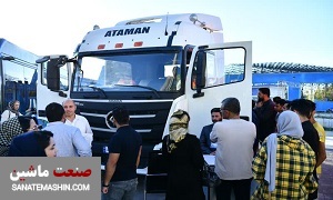 استقبال از کامیون کشنده آتامان دیل در مشهد