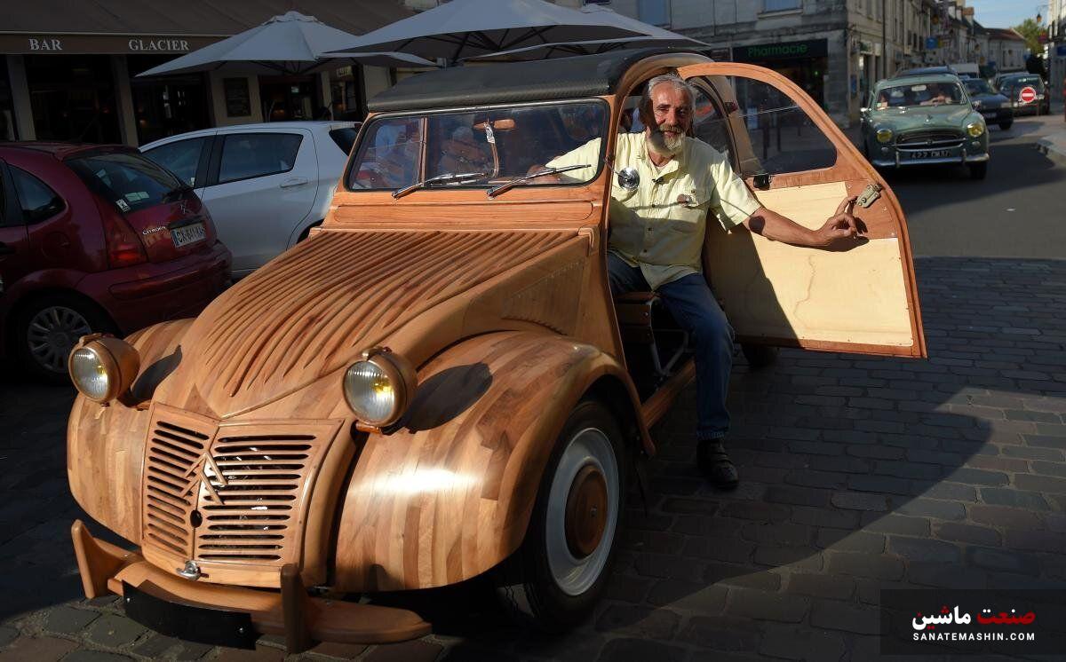 این خودروی چوبی سیتروئن 225 هزار دلار فروخته شد +تصاویر