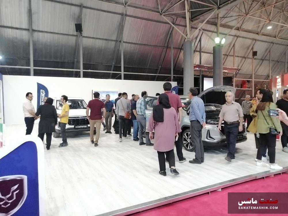 استقبال از غرفه تیگارد موتور در نمایشگاه خودرو شیراز +تصاویر