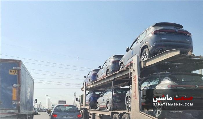 خودروهای چانگان وارداتی به سایپا حمل شدند +تصاویر