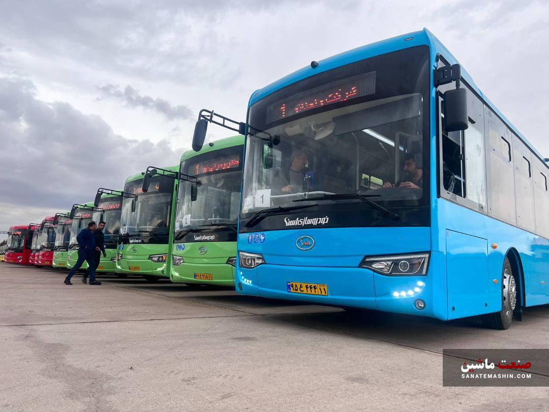 اتوبوس های یورو 5 گروه بهمن به پایتخت رسید
