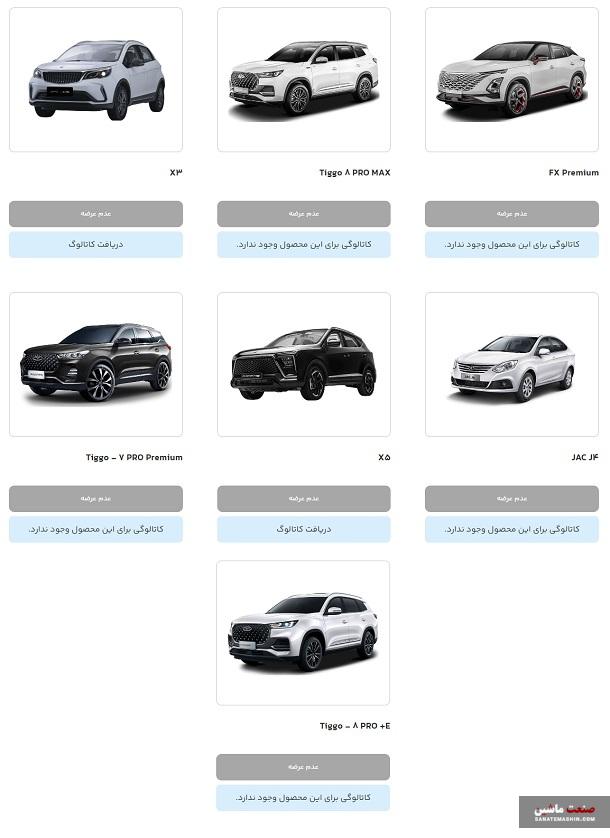 جزئیات فروش 7 خودرو در سامانه یکپارچه خودروهای داخلی