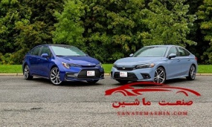 تویوتا کرولا ۲۰۲۲ در مقابل هوندا سیویک ۲۰۲۲ +تصاویر