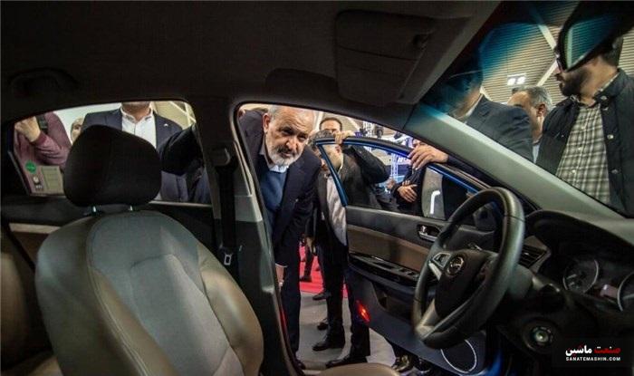بازید وزیر صمت از خودرو کی ام سی ایگل برقی کرمان موتور