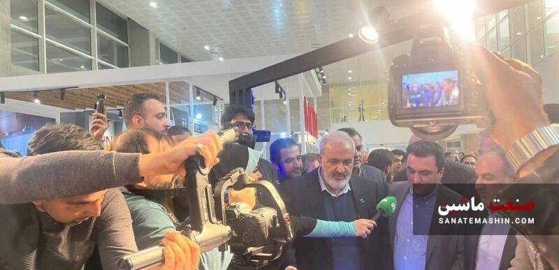 بازدید وزیر صمت از غرفه نبکا در اتو اکسپو تهران