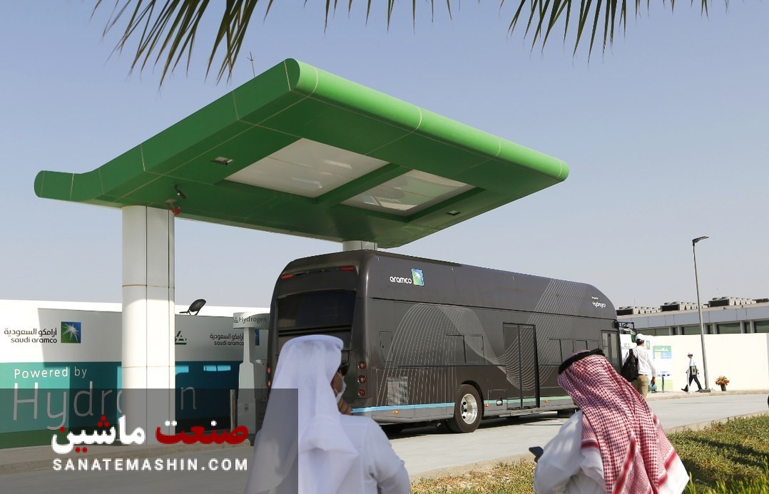 اتوبوس های عربستان هیدروژن سوز می‌شوند +تصاویر