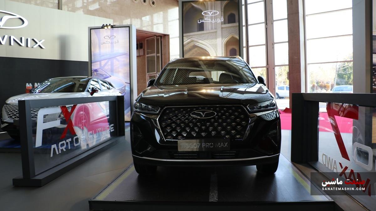 نمایش محصولات فونیکس و فونیکس NEV در ششمین نمایشگاه خودرو تهران