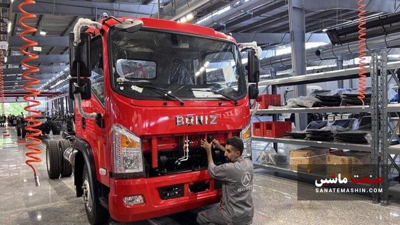 خط تولید کامیونت خودروسازان بونیز در شیراز راه اندازی شد +تصاویر
