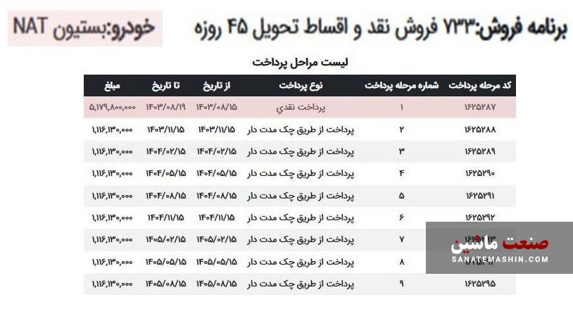 فروش اقساطی خودروهای برقی ایران خودرو آغاز شد +جدول