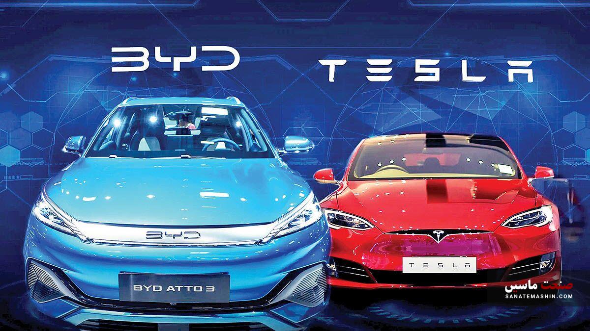 شانس صفر «تسلا» برای غلبه بر BYD