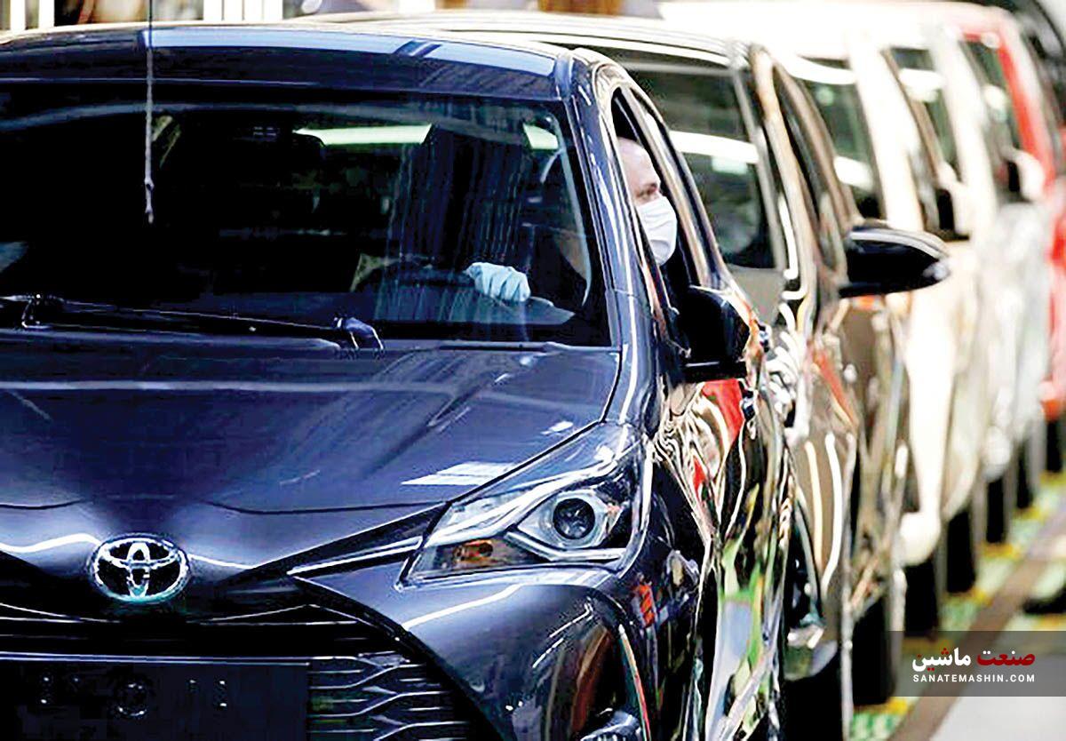 تویوتا پرفروش‌ترین خودروساز جهان شد