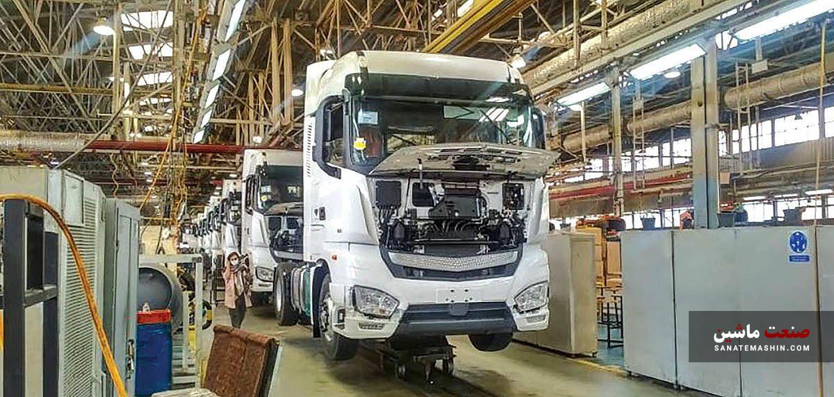 افت تولید خودروهای تجاری