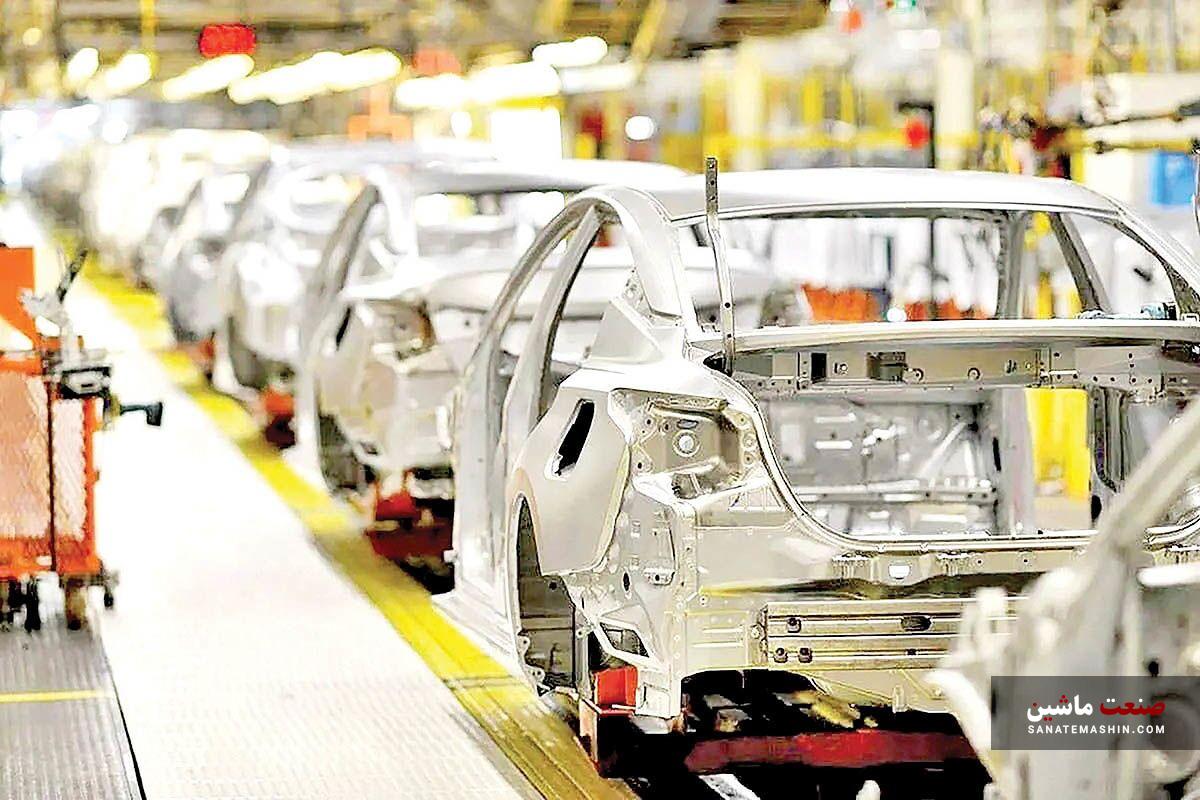 روند نزولی شاخص تولید و فروش خودرو و قطعات