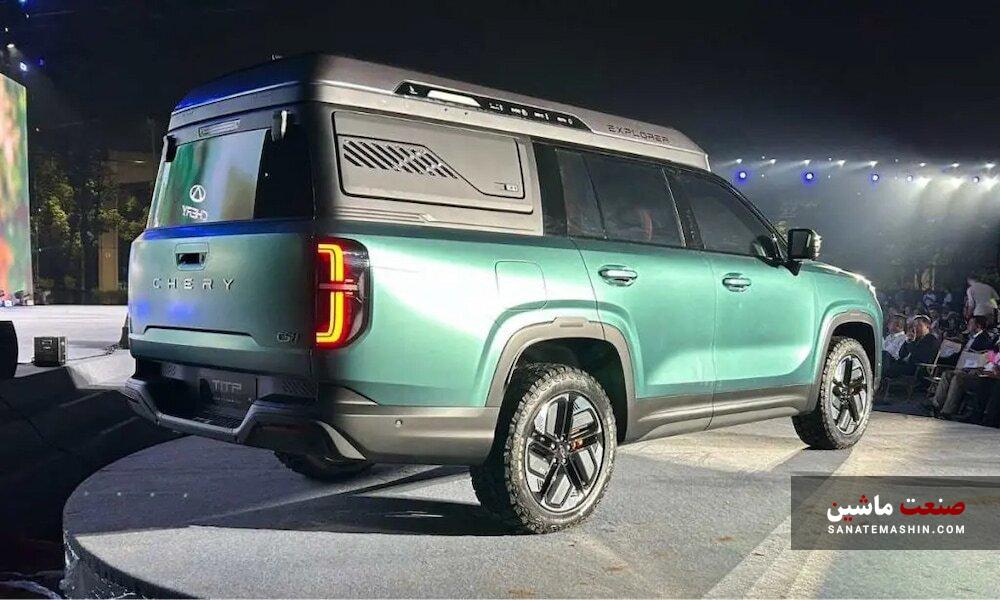 CHERY T1TP خودروی تغییرپذیر با قابلیت‌های آفرودی معرفی شد +تصاویر