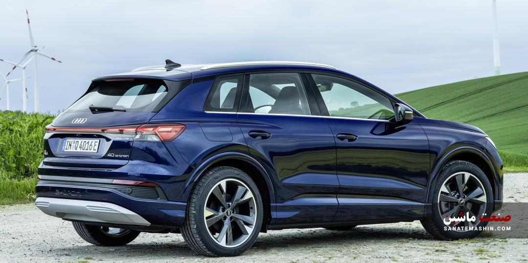 آئودی Q4 e-tron پر فروش‌ترین خودروی برقی پرمیموم آلمانی