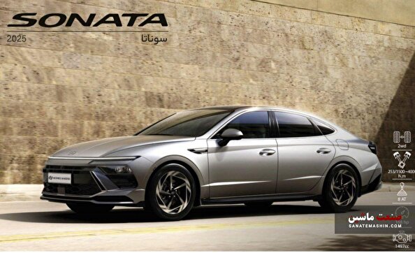 شرایط فروش هیوندای سوناتا 2025 هرمس خودرو با قیمت قطعی اعلام شد