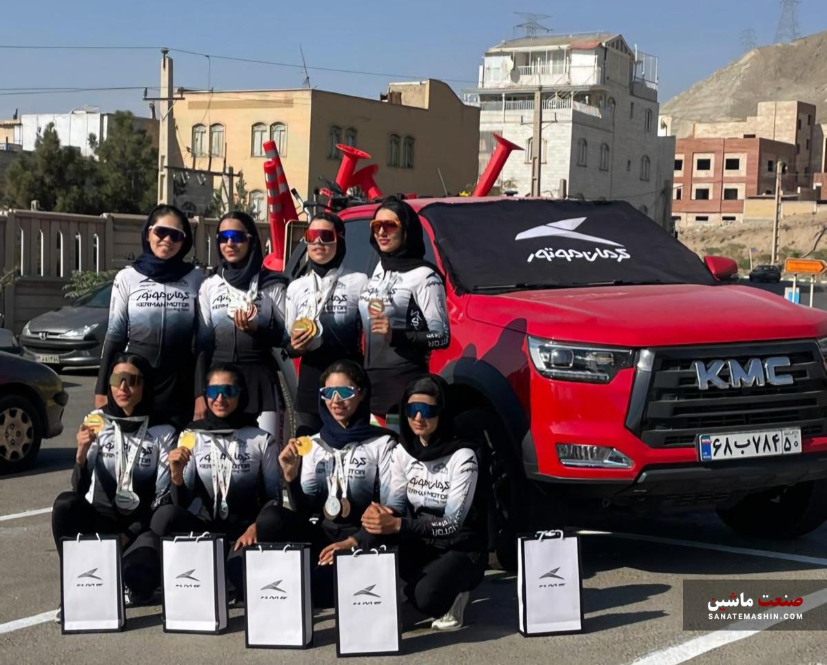 قهرمانی و رکورد شکنی برای بانوان دوچرخه سوار کرمان موتور قهرمانی و رکورد شکنی برای بانوان دوچرخه سوار کرمان موتور