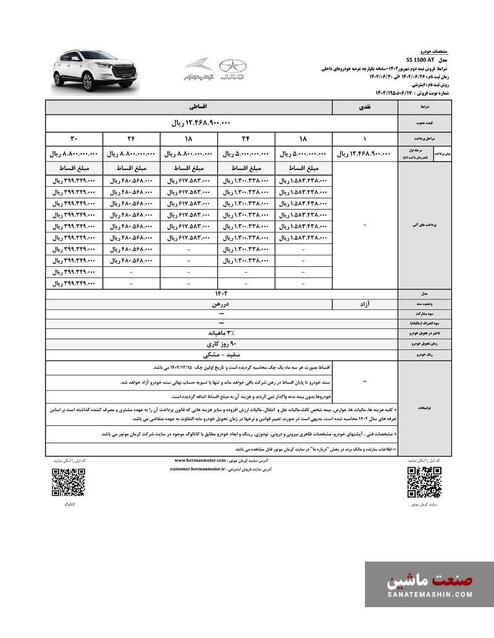 شرایط فروش نقد و اقساط محصولات کرمان موتور