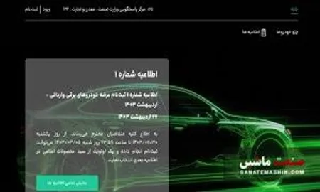 فهرست خودروهای برقی وارداتی در سامانه مشخص شد