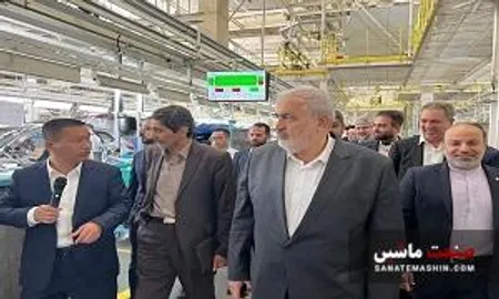 بازدید وزیر صمت از خودروسازی دانگ فنگ و چری