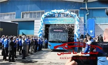 نگاهی به اتوبوس برقی تولید داخل ایران خودرو دیزل