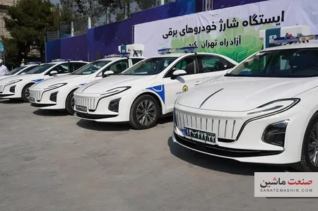 خودروهای برقی EQM5 به ناوگان پلیس راهور پیوست +تصاویر