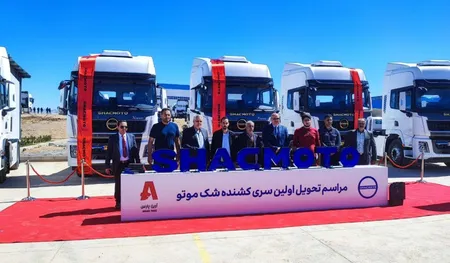 نخستین سری کشنده Shacmoto آرین دیزل تحویل مشتریان شد +تصاویر