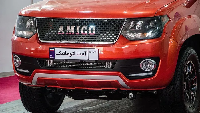 پیکاپ آسنا توربو اتوماتیک با پیشرانه Mitsubishi