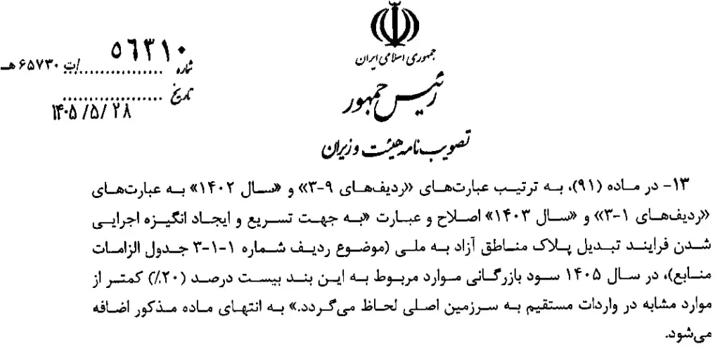 پلاک خودروهای مناطق آزاد پلاک خودروهای مناطق آزاد