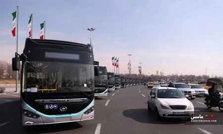 آغاز به کار نخستین خط اتوبوس برقی در تهران