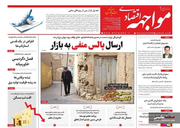 صفحه نخست روزنامه های اقتصادی 24 مرداد 1402