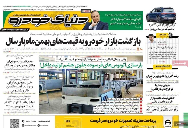 صفحه نخست روزنامه های اقتصادی 17 خرداد 1402