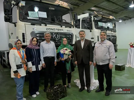 تحویل اولین سری محصول جدید کامیون کمپرسی KC465