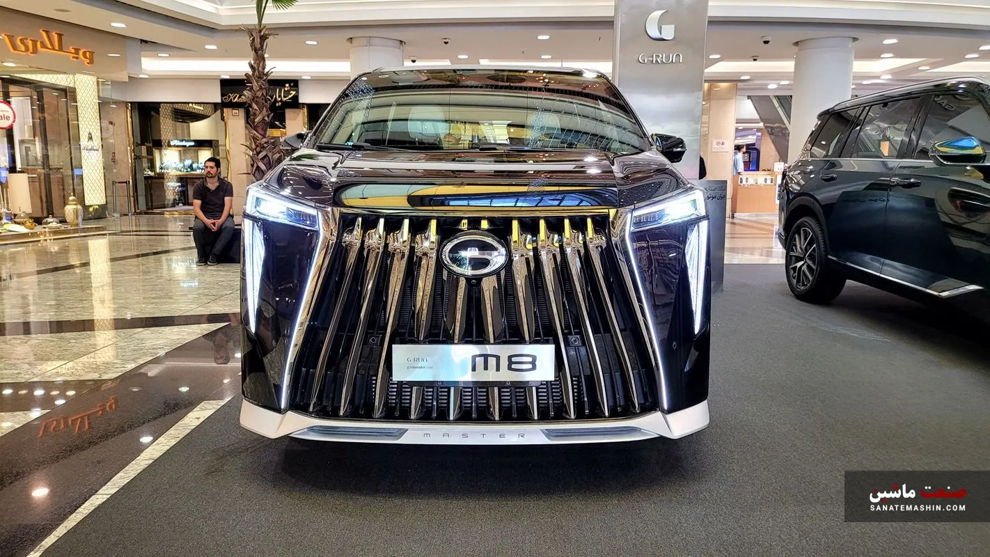 GAC M8 مینی ون لوکس جیران موتور GAC M8 مینی ون لوکس جیران موتور