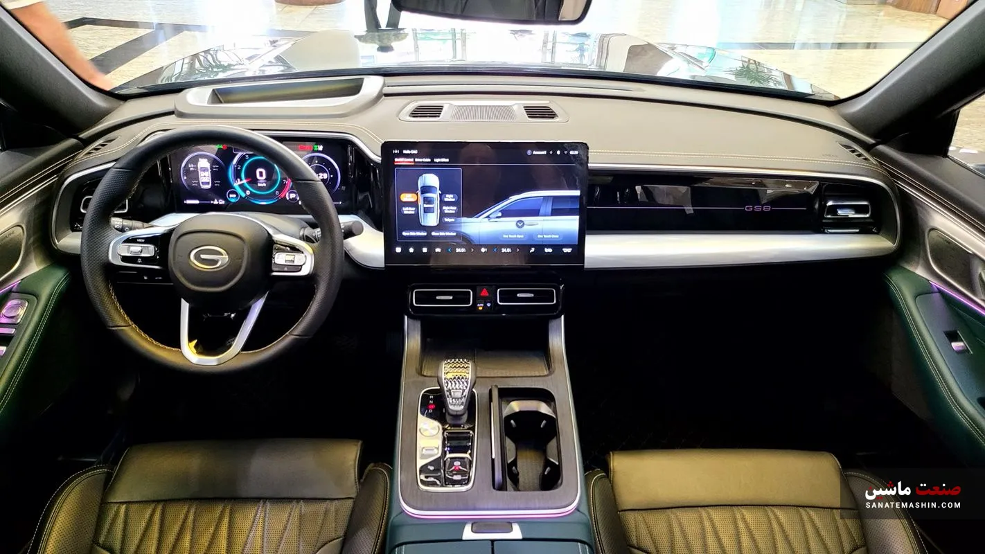 GAC GS8 کراس اوور هفت نفره جیران موتور GAC GS8 کراس اوور هفت نفره جیران موتور