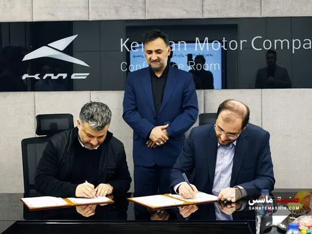 امضاء توافقنامه همکاری مشترک معاونت علمی دانش بنیان و کرمان موتور
