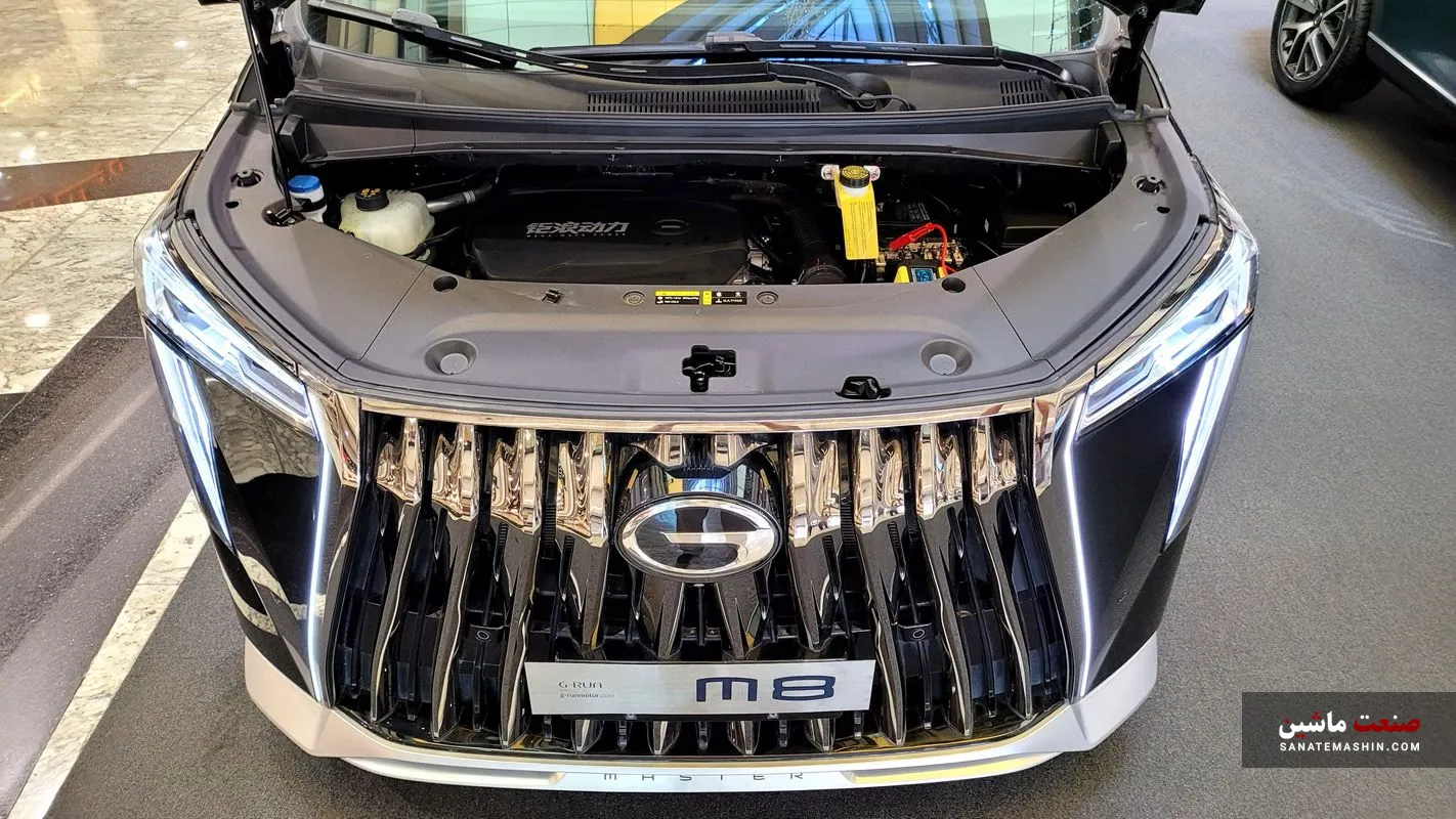 GAC M8 مینی ون لوکس جیران موتور GAC M8 مینی ون لوکس جیران موتور