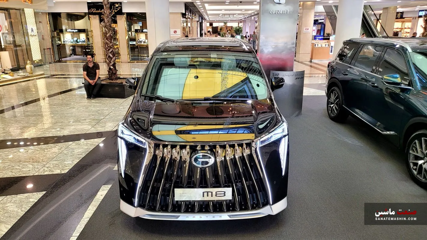 GAC M8 مینی ون لوکس جیران موتور GAC M8 مینی ون لوکس جیران موتور