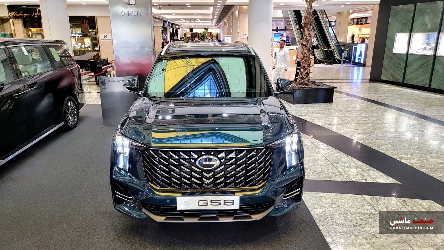 GAC GS8 کراس اوور هفت نفره جیران موتور GAC GS8 کراس اوور هفت نفره جیران موتور