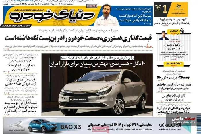 صفحه نخست روزنامه های اقتصادی 16 دی 1404