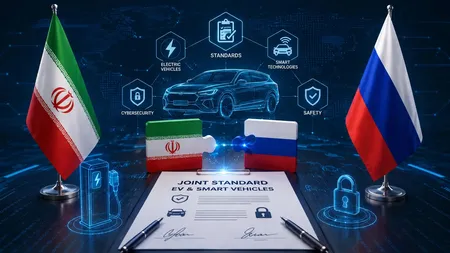توافق ایران و روسیه برای تدوین استاندارد خودروهای برقی و هوشمند
