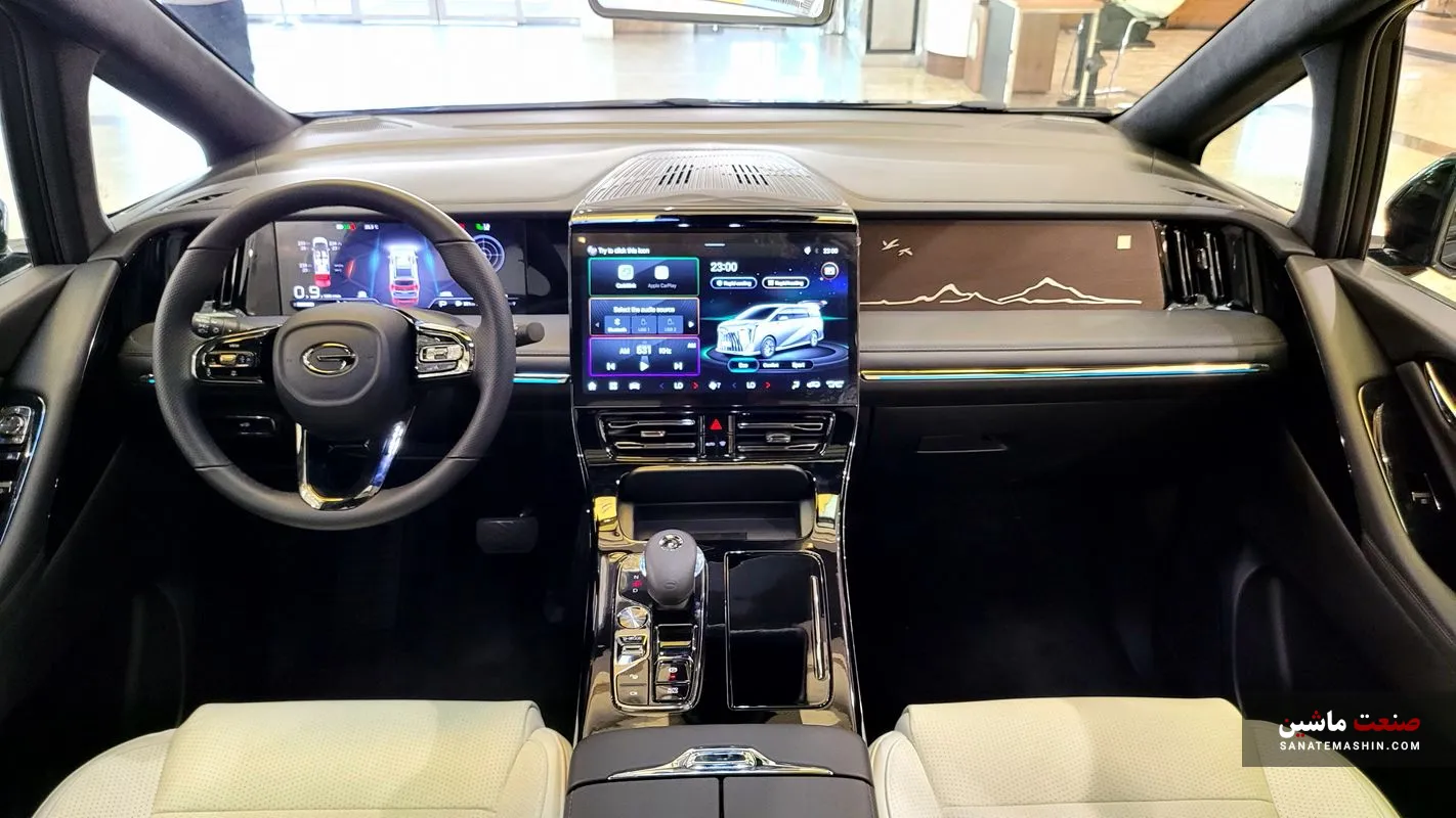 GAC M8 مینی ون لوکس جیران موتور GAC M8 مینی ون لوکس جیران موتور