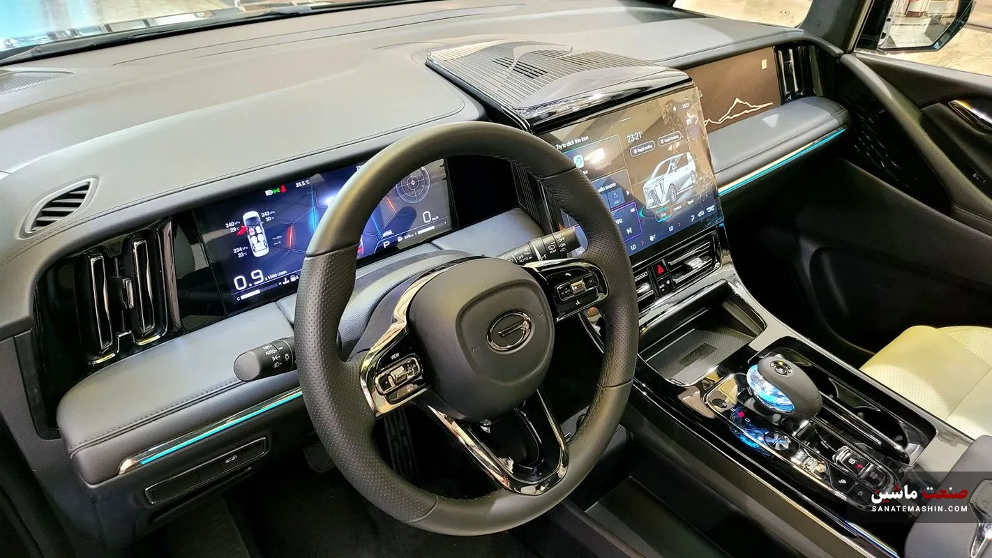 GAC M8 مینی ون لوکس جیران موتور GAC M8 مینی ون لوکس جیران موتور