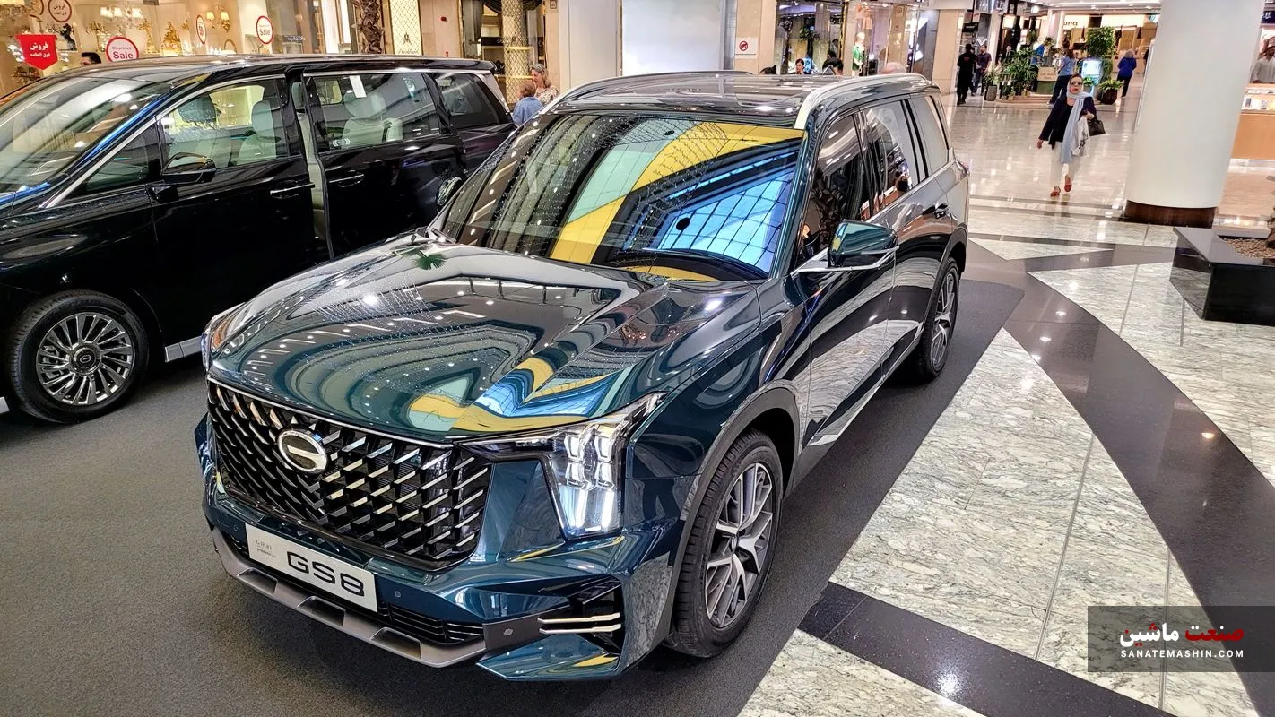 GAC GS8 کراس اوور هفت نفره جیران موتور GAC GS8 کراس اوور هفت نفره جیران موتور
