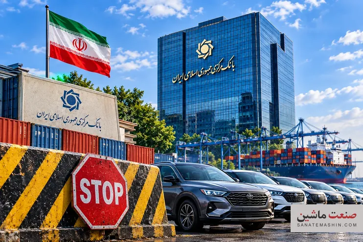 دلالی جدید بانک مرکزی از ثبت سفارش واردات خودرو